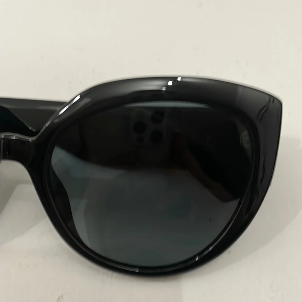 Authentic Dior Black Oversized Cat-Eye Sunglasses - Picture 5 of 7